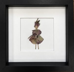 Purple & Green Botanical Lady – 10 Inch Frame