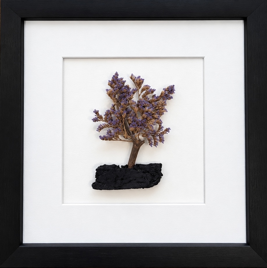 Lavender Blossom Tree – Handmade Dried Flower Framed Art | 10 Inch
