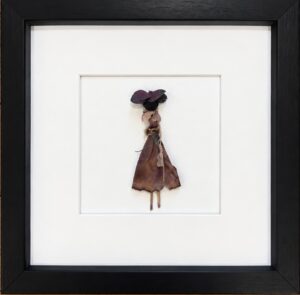 Enchanted Flower Girl – Handmade Pressed Flower Framed Art