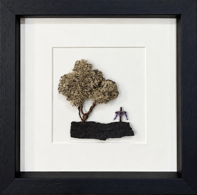Faith & Hope – Handmade Irish Tree and Cross Art