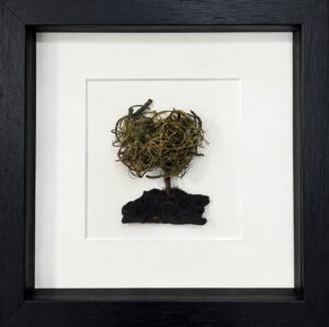 Olive Green Botanical Tree – 9 Inch Frame